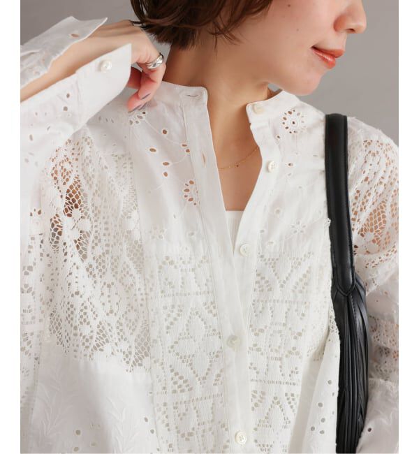 JOURNAL STANDARD relume「《追加 / 新色》パッチワークレースシャツ」|シャツ・ブラウス|