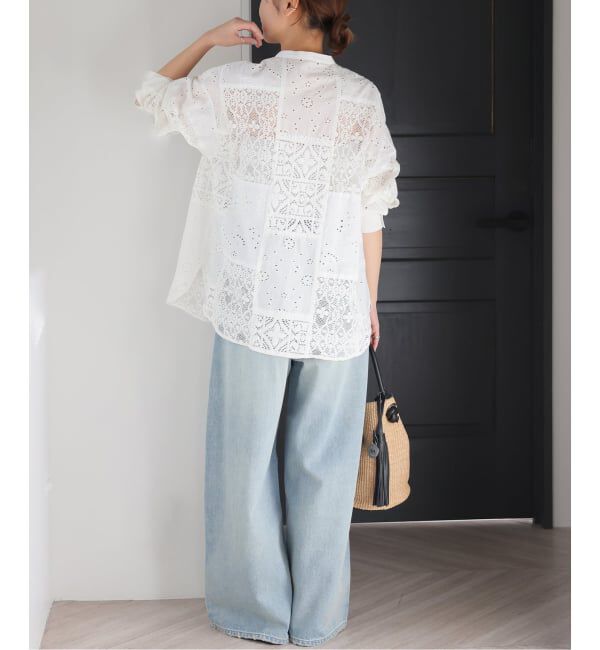 JOURNAL STANDARD relume「《追加 / 新色》パッチワークレースシャツ」|シャツ・ブラウス|