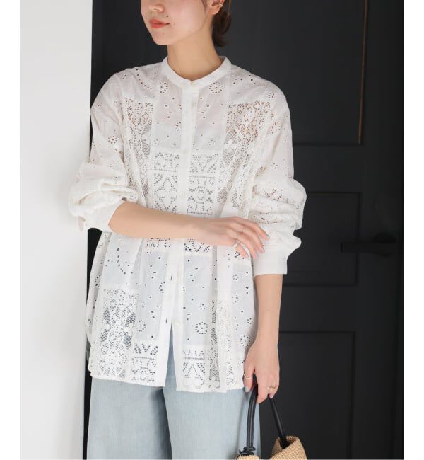 JOURNAL STANDARD relume「《追加 / 新色》パッチワークレースシャツ」|シャツ・ブラウス|