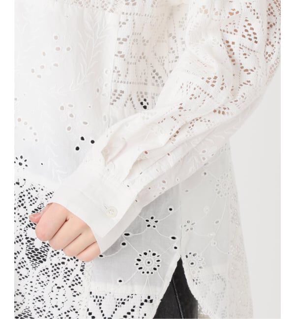 JOURNAL STANDARD relume「《追加 / 新色》パッチワークレースシャツ」|シャツ・ブラウス|