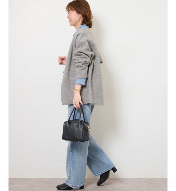 JOURNAL STANDARD relume「《追加3 / 新色》スタンドネックデニムフリルブラウス」|シャツ・ブラウス|