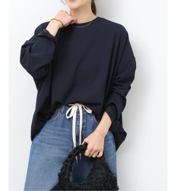 JOURNAL STANDARD relume「NONIRONジョーゼット2WAYプルオーバー」|Tシャツ・カットソー|ネイビー