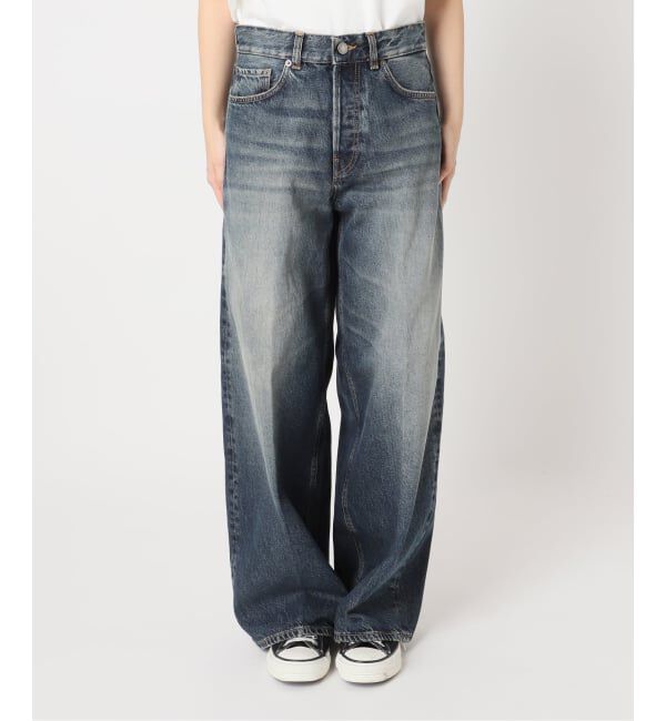 journal standard L'essage「《予約》【HAIKURE/ハイクル】BETHANY SHORT LENGTH INTENSE BLU　デニムパンツ」|デニム|