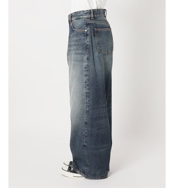 journal standard L'essage「《予約》【HAIKURE/ハイクル】BETHANY SHORT LENGTH INTENSE BLU　デニムパンツ」|デニム|