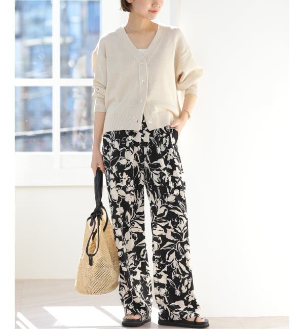 JOURNAL STANDARD relume「《予約》［26SS新作］バイカラーリーフプリントパンツ」|その他|