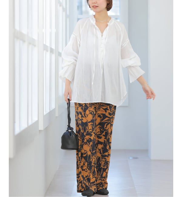 JOURNAL STANDARD relume「《予約》［26SS新作］バイカラーリーフプリントパンツ」|その他|