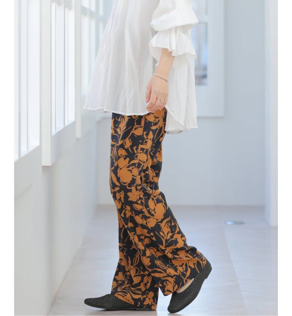 JOURNAL STANDARD relume「《予約》［26SS新作］バイカラーリーフプリントパンツ」|その他|