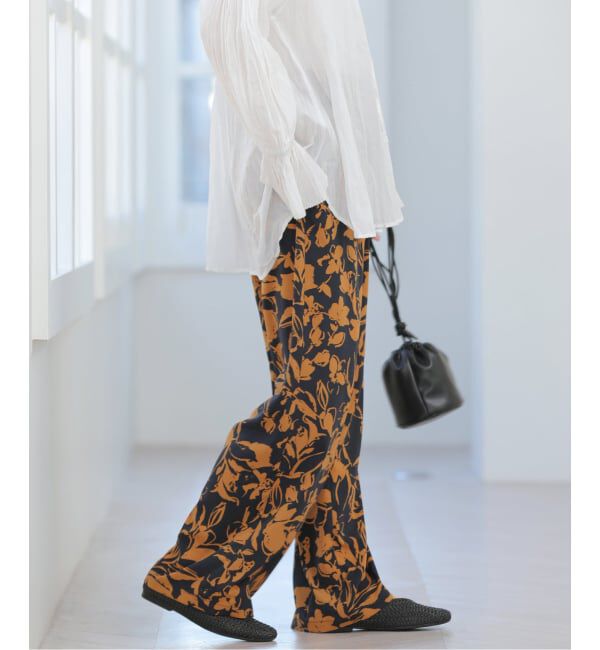 JOURNAL STANDARD relume「《予約》［26SS新作］バイカラーリーフプリントパンツ」|その他|