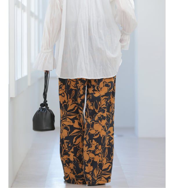 JOURNAL STANDARD relume「《予約》［26SS新作］バイカラーリーフプリントパンツ」|その他|