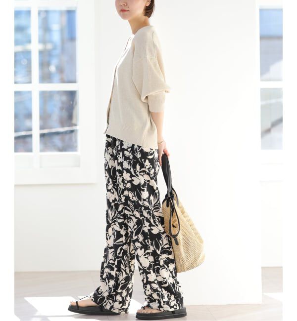 JOURNAL STANDARD relume「《予約》［26SS新作］バイカラーリーフプリントパンツ」|その他|