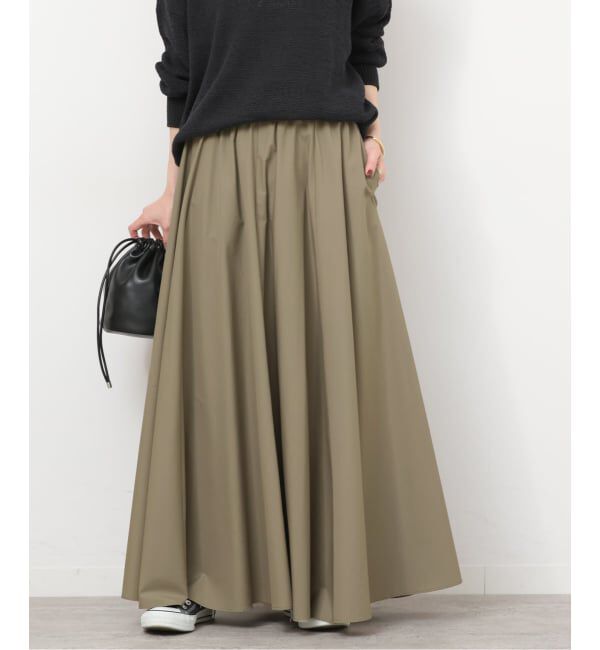 JOURNAL STANDARD relume「《予約》タイプライターフレアースカート」|スカート|カーキ