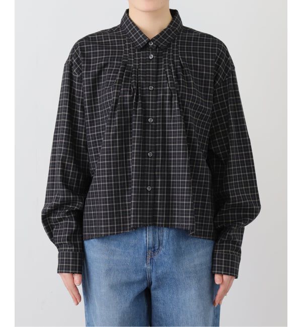 JOURNAL STANDARD「ギャザーレギュラーカラーブラウス」|シャツ・ブラウス|