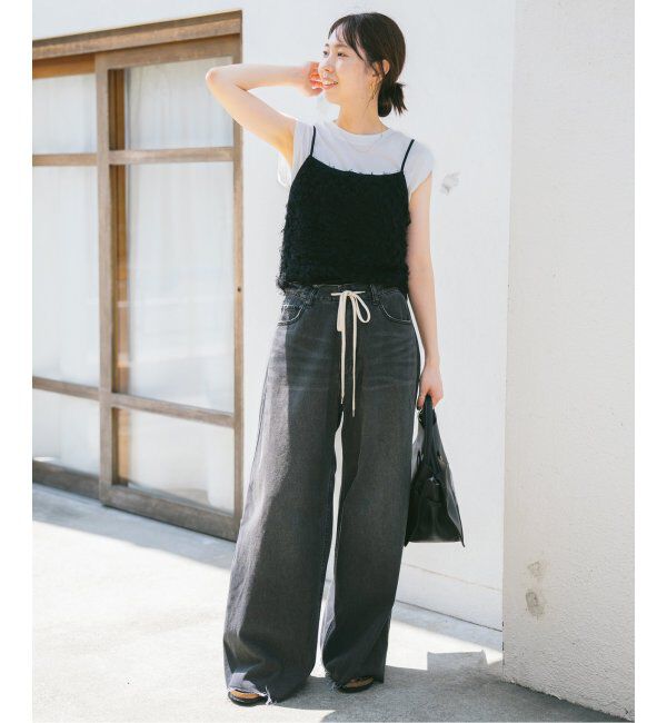 Spick and Span「5 1/2 SOFT DRAWSTRINGDENIM」|デニム|