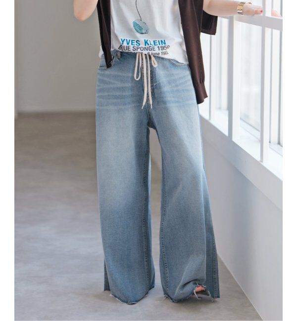 Spick and Span「5 1/2 SOFT DRAWSTRINGDENIM」|デニム|