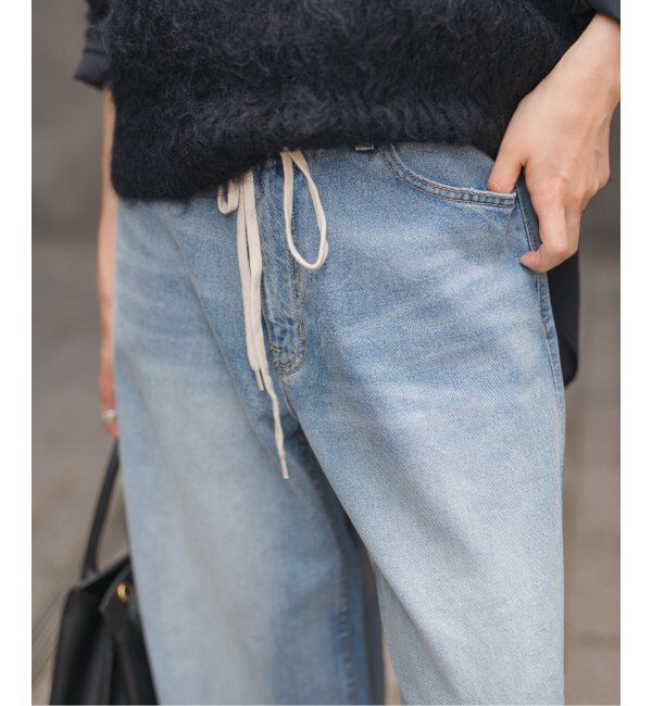Spick and Span「5 1/2 SOFT DRAWSTRINGDENIM」|デニム|
