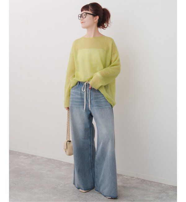 Spick and Span「5 1/2 SOFT DRAWSTRINGDENIM」|デニム|