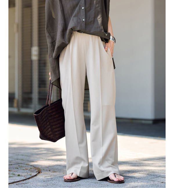 FRAMeWORK「≪追加・洗濯機洗い可能≫ウォッシャブルイージースラックス 3」|スラックス|