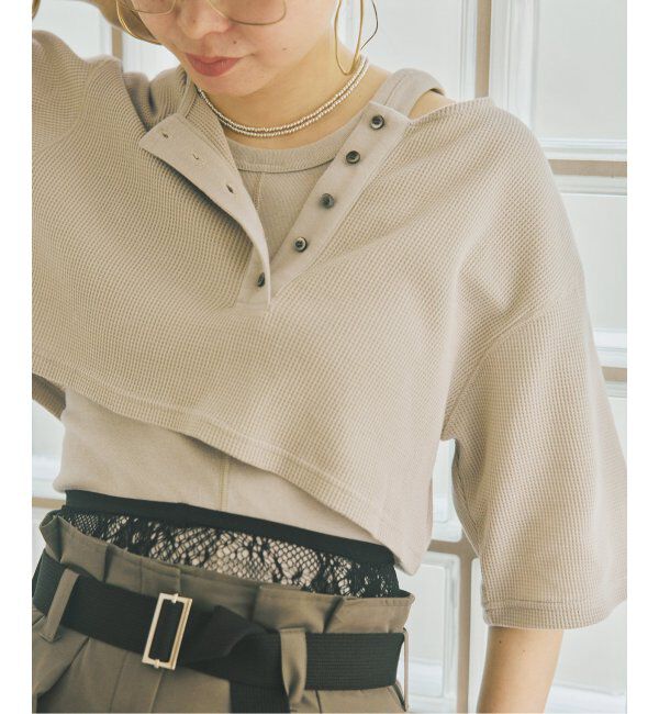 FRAMeWORK「oll*FRAMeWORK レイヤードサーマルT」|Tシャツ・カットソー|