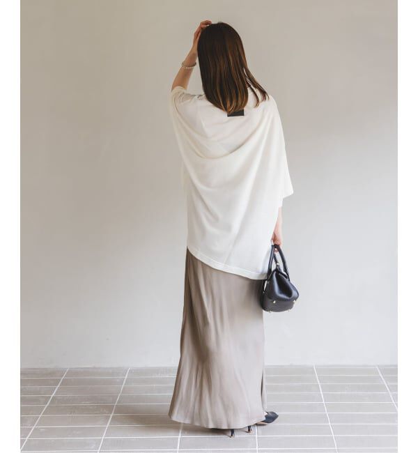 NOBLE「《追加3》キュプラナローAラインスカート」|スカート|