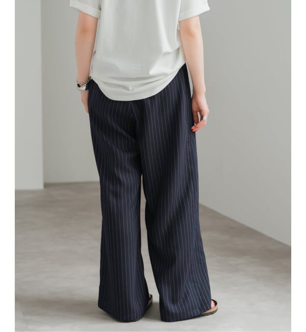 Spick and Span「《WEB限定 / 追加》ジョーゼットイージーパンツ」|スラックス|