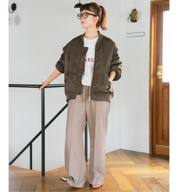 Spick and Span「ナイロンダブルジップブルゾン」|その他|