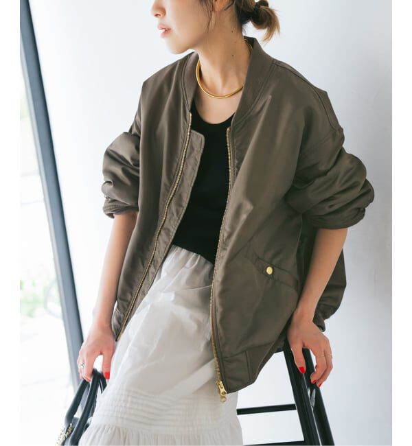 Spick and Span「ナイロンダブルジップブルゾン」|その他|