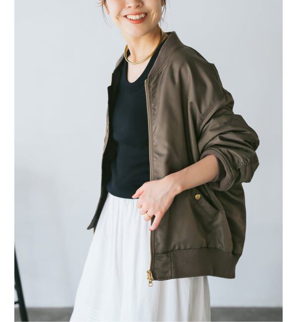 Spick and Span「ナイロンダブルジップブルゾン」|その他|