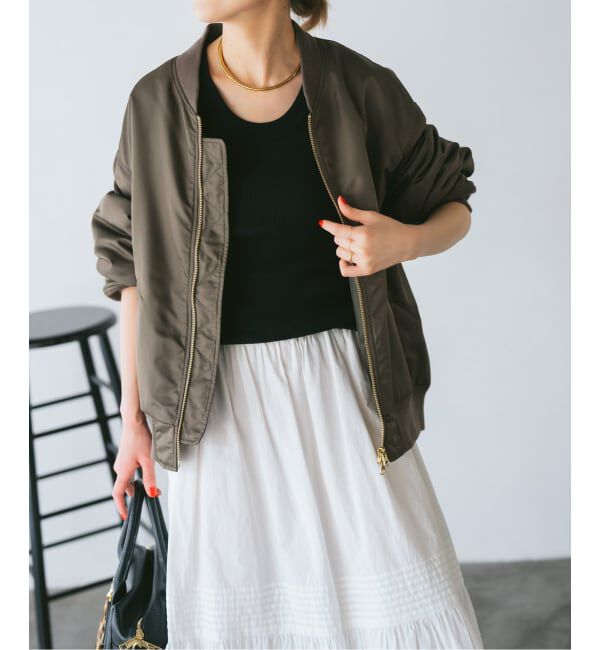 Spick and Span「ナイロンダブルジップブルゾン」|その他|