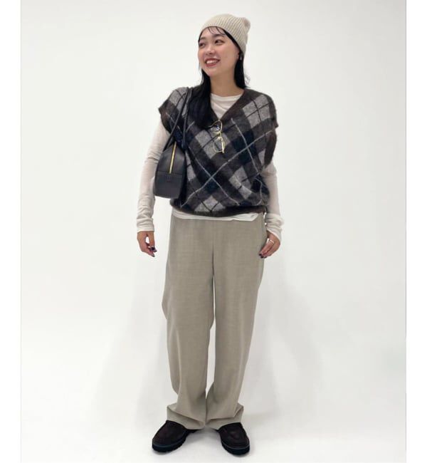 FRAMeWORK「アーガイルベスト」|ベスト・ジレ|