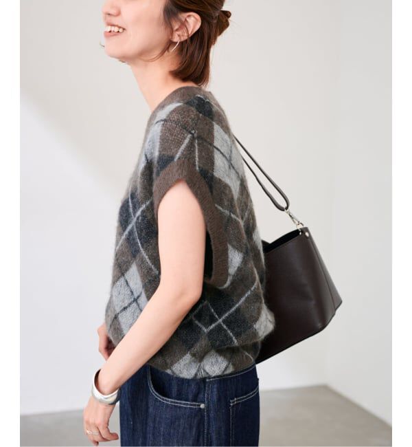 FRAMeWORK「アーガイルベスト」|ベスト・ジレ|