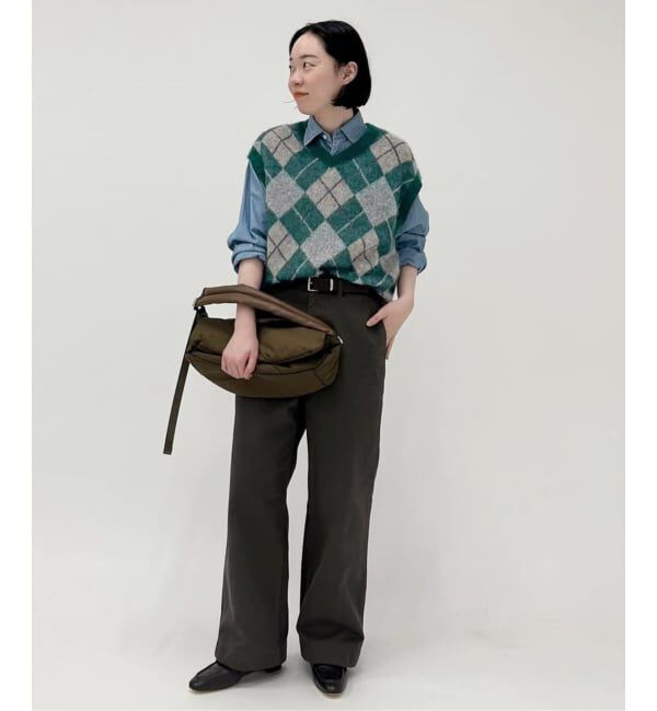 FRAMeWORK「アーガイルベスト」|ベスト・ジレ|