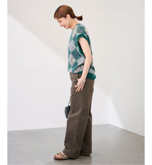 FRAMeWORK「アーガイルベスト」|ベスト・ジレ|