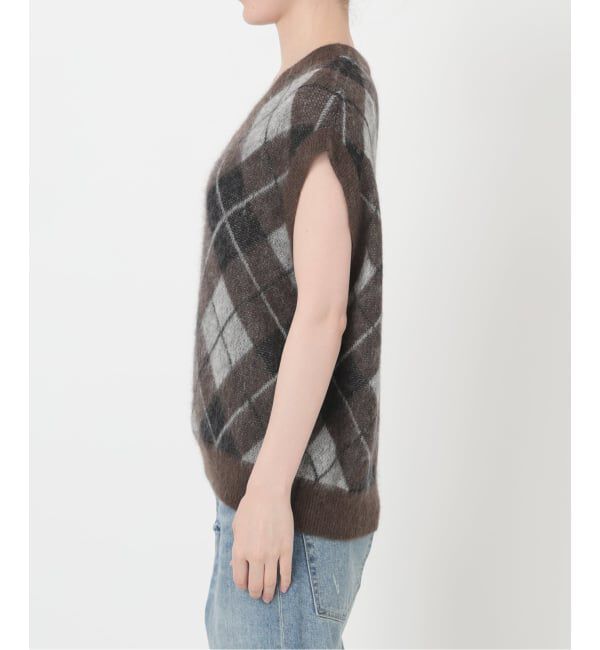 FRAMeWORK「アーガイルベスト」|ベスト・ジレ|