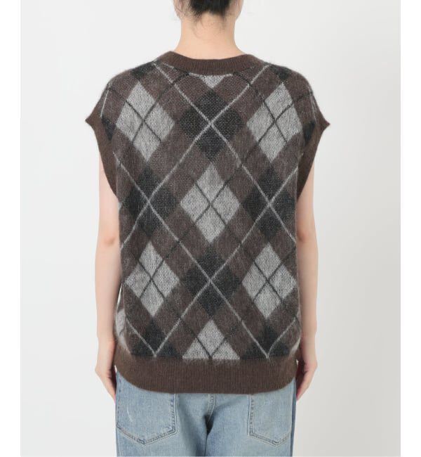 FRAMeWORK「アーガイルベスト」|ベスト・ジレ|