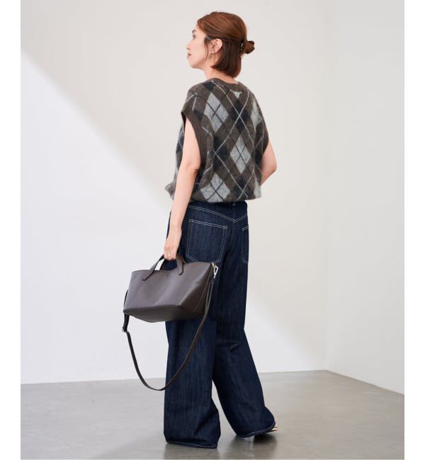 FRAMeWORK「アーガイルベスト」|ベスト・ジレ|