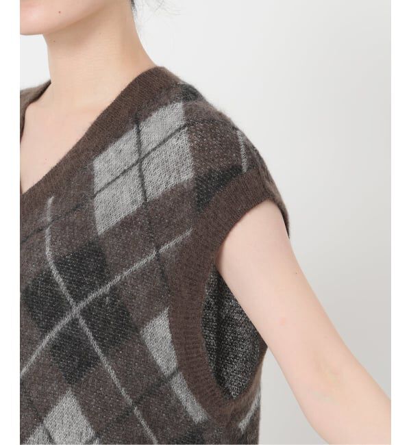 FRAMeWORK「アーガイルベスト」|ベスト・ジレ|