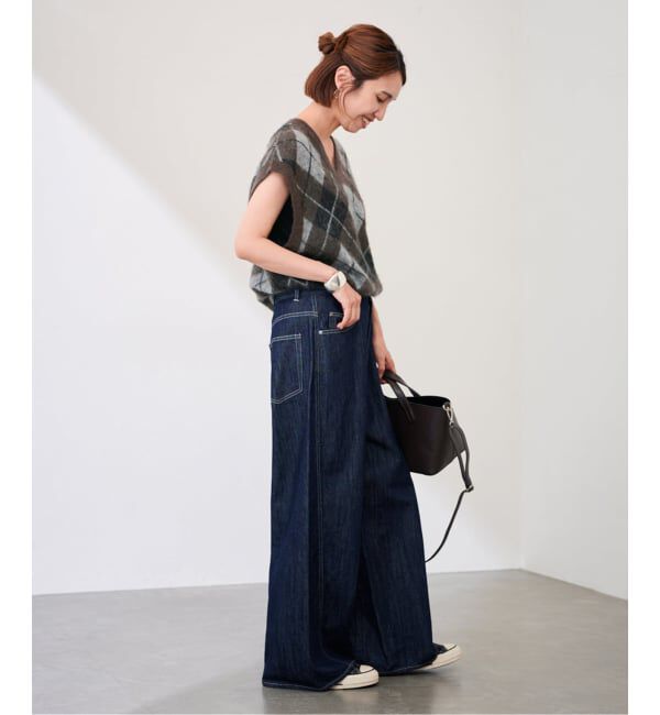 FRAMeWORK「アーガイルベスト」|ベスト・ジレ|