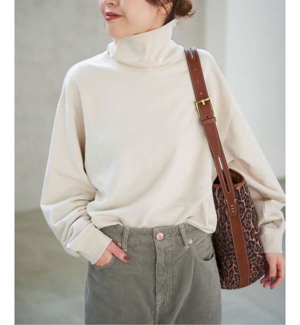 Spick and Span「《WEB限定 / 追加》裏毛ハイネックプルオーバー」|スウェット・ジャージ|