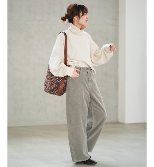 Spick and Span「《WEB限定 / 追加》裏毛ハイネックプルオーバー」|スウェット・ジャージ|