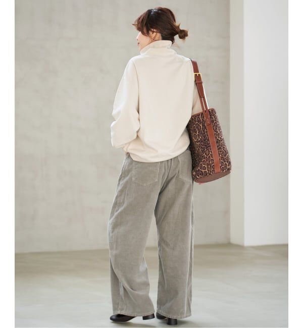 Spick and Span「《WEB限定 / 追加》裏毛ハイネックプルオーバー」|スウェット・ジャージ|