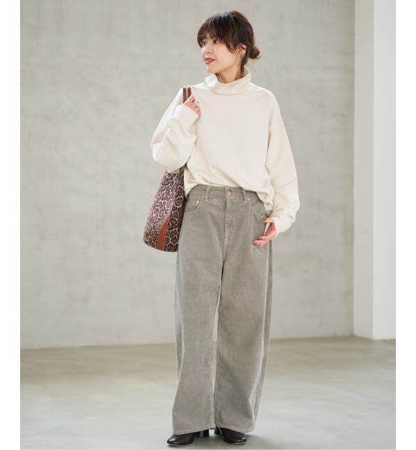 Spick and Span「《WEB限定 / 追加》裏毛ハイネックプルオーバー」|スウェット・ジャージ|