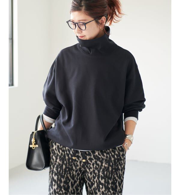 Spick and Span「《WEB限定 / 追加》裏毛ハイネックプルオーバー」|スウェット・ジャージ|