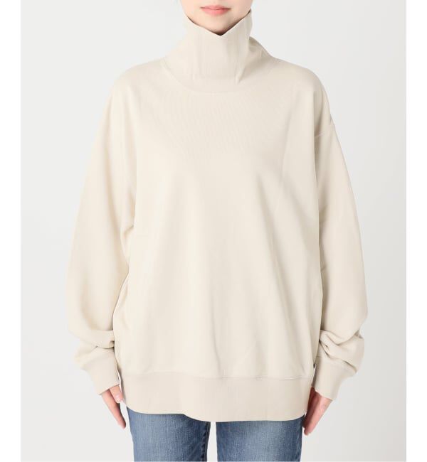 Spick and Span「《WEB限定 / 追加》裏毛ハイネックプルオーバー」|スウェット・ジャージ|