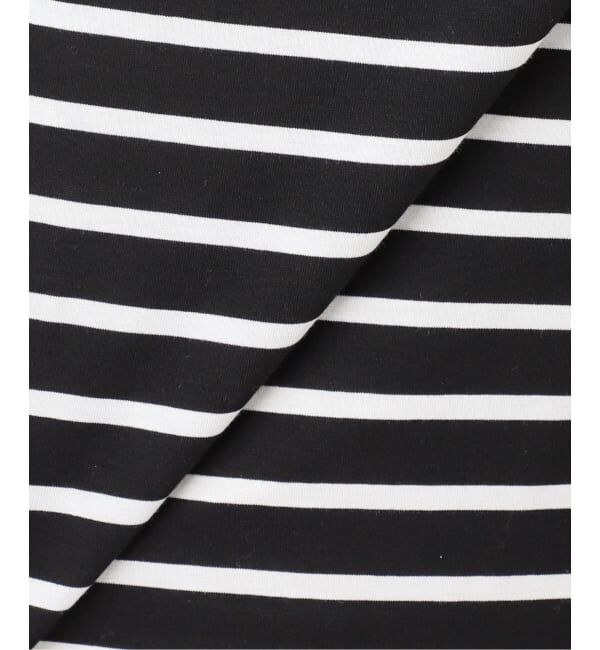 FRAMeWORK「ショルダースナップボーダーTee」|Tシャツ・カットソー|