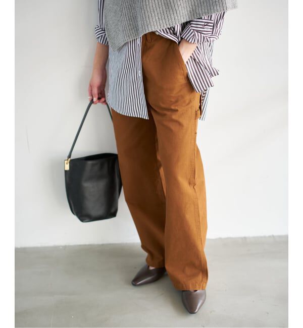 Spick and Span「≪洗濯機洗い可≫起毛ペインターチノ」|チノ|