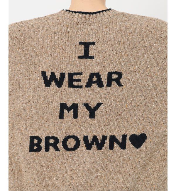 Spick and Span「《WEB限定 / 追加2》ロゴインターシャニット」|ニット・セーター|