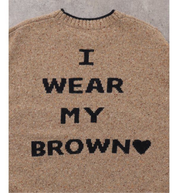 Spick and Span「《WEB限定 / 追加2》ロゴインターシャニット」|ニット・セーター|