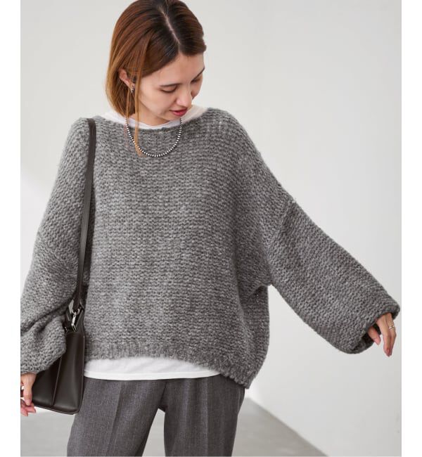 FRAMeWORK「イタリアヤーン furry ニット」|ニット・セーター|