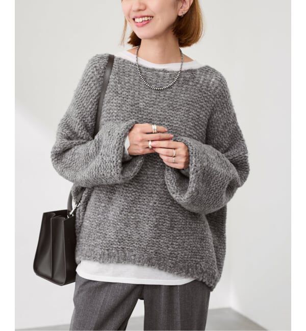 FRAMeWORK「イタリアヤーン furry ニット」|ニット・セーター|