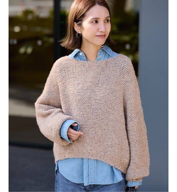 FRAMeWORK「イタリアヤーン furry ニット」|ニット・セーター|